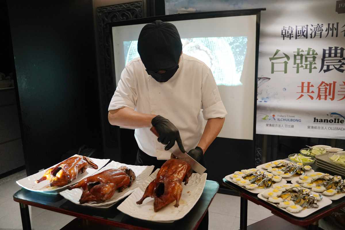 【龍軒傳承粵菜餐廳】台北包廂餐廳推薦 亞太年度餐飲金獎亞太十大名廚 台韓農水產交流餐會