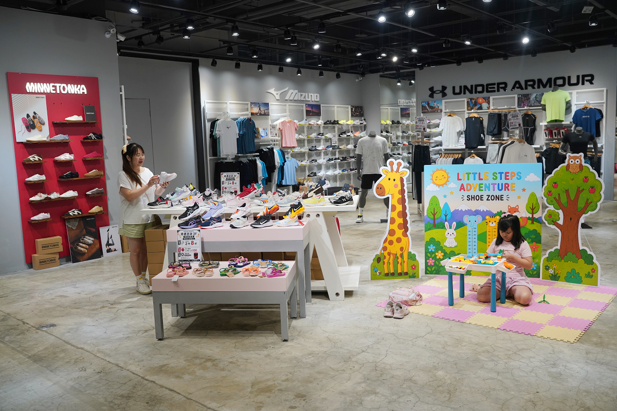 【哈林運動秀泰生活樹林店】300坪全新概念旗艦店盛大開幕 獨家總代理傳奇潮鞋首發登場