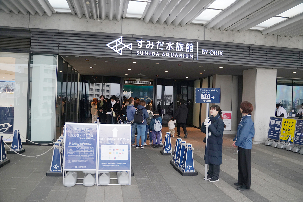 【墨田水族館】東京親子室內景點推薦 東京晴空塔都市型水族館 日本規模最大開放式水槽+網美景點